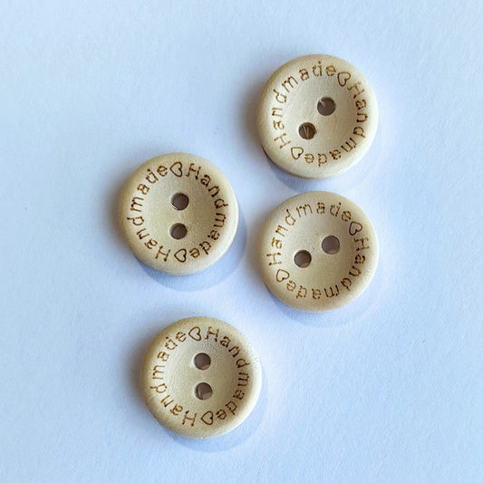 Wooden buttons for knitting - 15mm