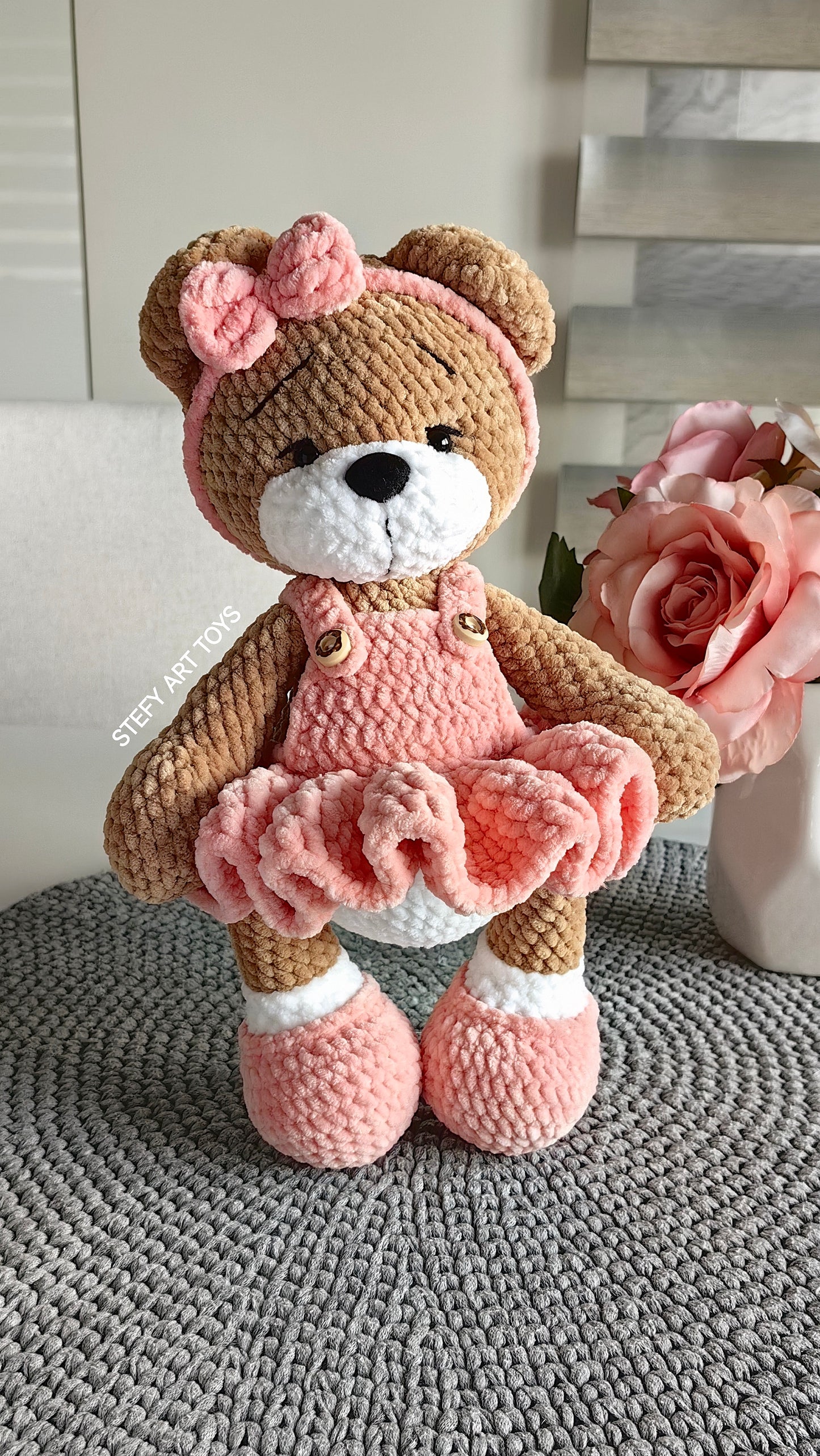 Emma Teddy Bear PDF crochet pattern