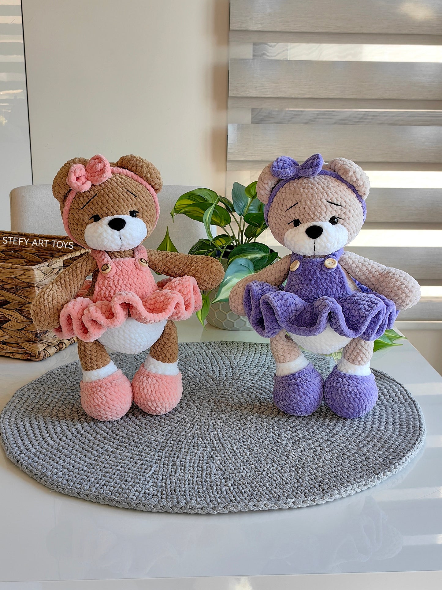Emma Teddy Bear PDF crochet pattern