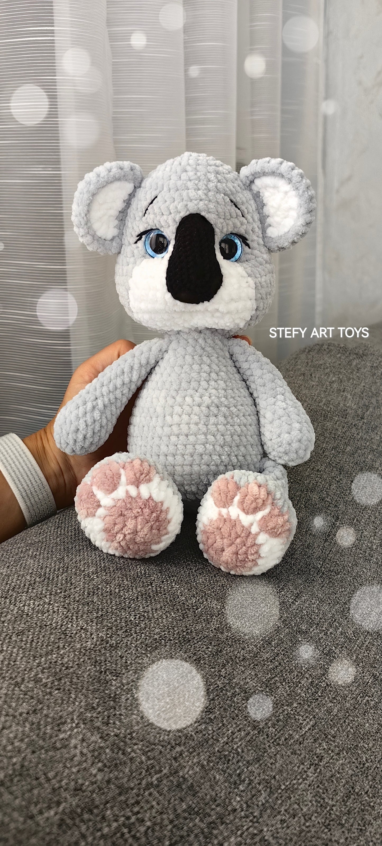 Коала Коко PDF схема за плетене на една кука